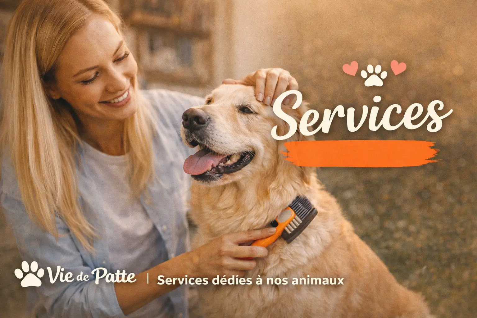 Services proposés pour nos animaux - Services Vie de Patte